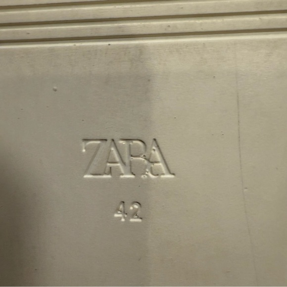 Zara Mens Taupe Suede Sneakers With White Chunky Soles NEW! Size US 9 EU 42 - Picture 10 of 10